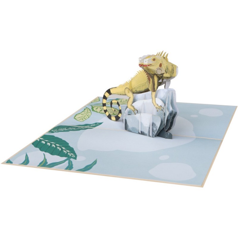 Chameleons Pop Up Card