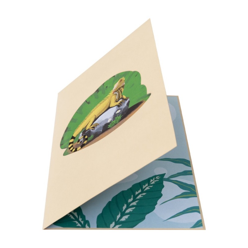 Chameleons Pop Up Card