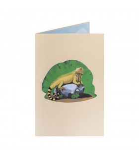 Chameleons Pop Up Card