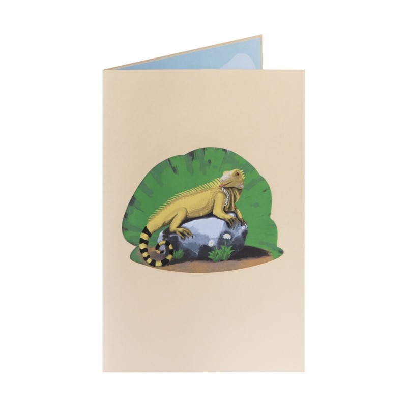 Chameleons Pop Up Card