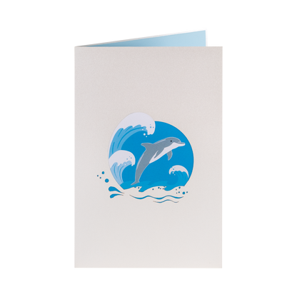Delfin Pop-Up Karte