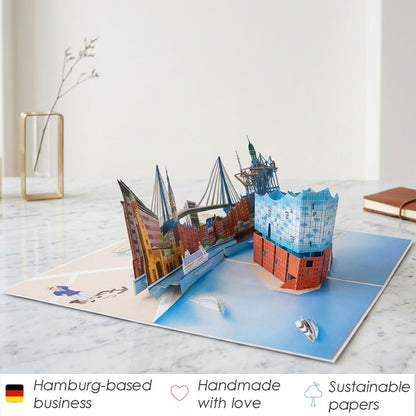 215 - Hamburg Pop-Up Karte
