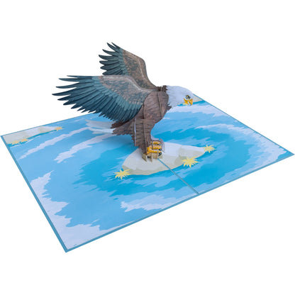 Adler Pop-Up Karte
