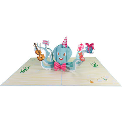 Oktopus und Geburtstag