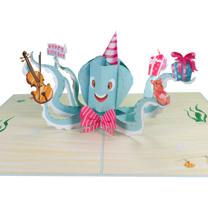 Oktopus und Geburtstag