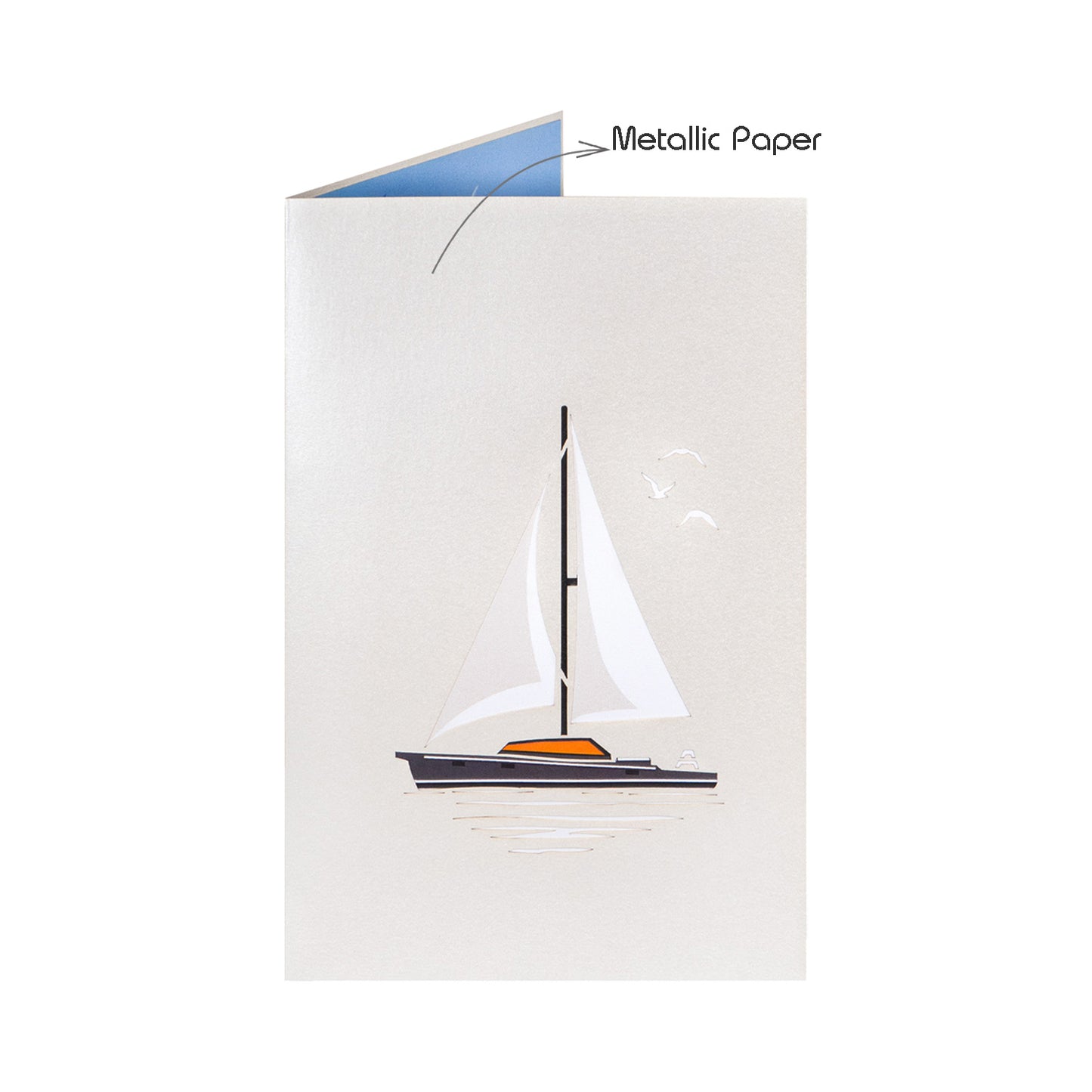 Yacht Pop-Up Karte