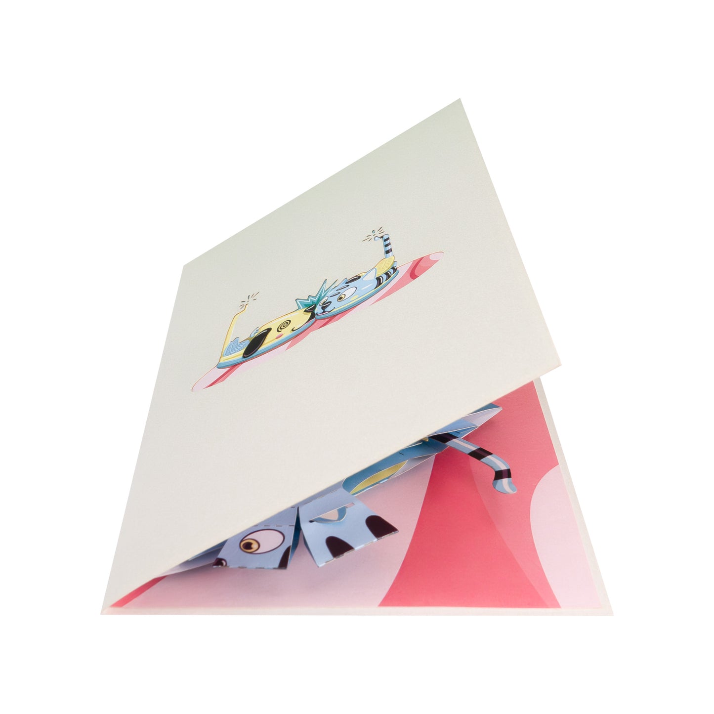 Autoscooter Pop-Up Karte