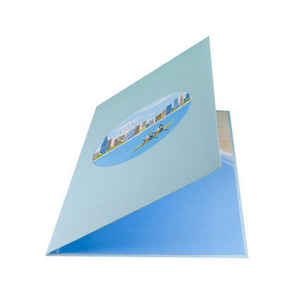 Rudern Pop-Up Karte