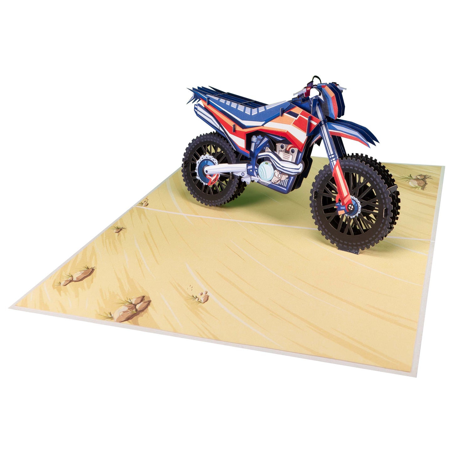 Motorrad V.4. Pop-Up Karte (neu)