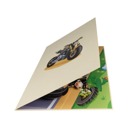 Motorad V.1.  Pop-Up Karte (neu)