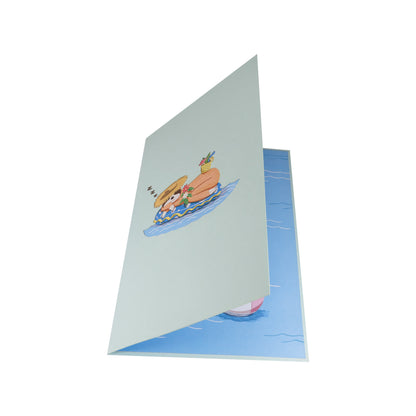 Faultier Pop-Up Karte