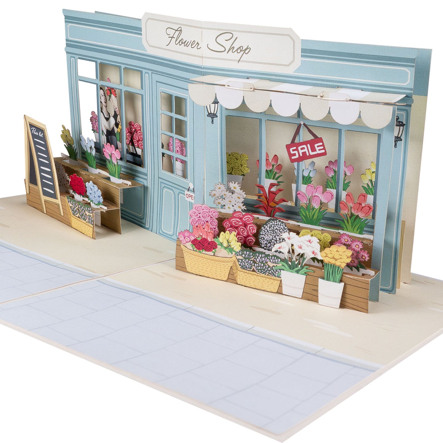 Blumengeschäft Pop-Up Karte