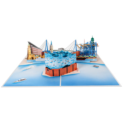Elbphilharmonie Pop-Up Karte