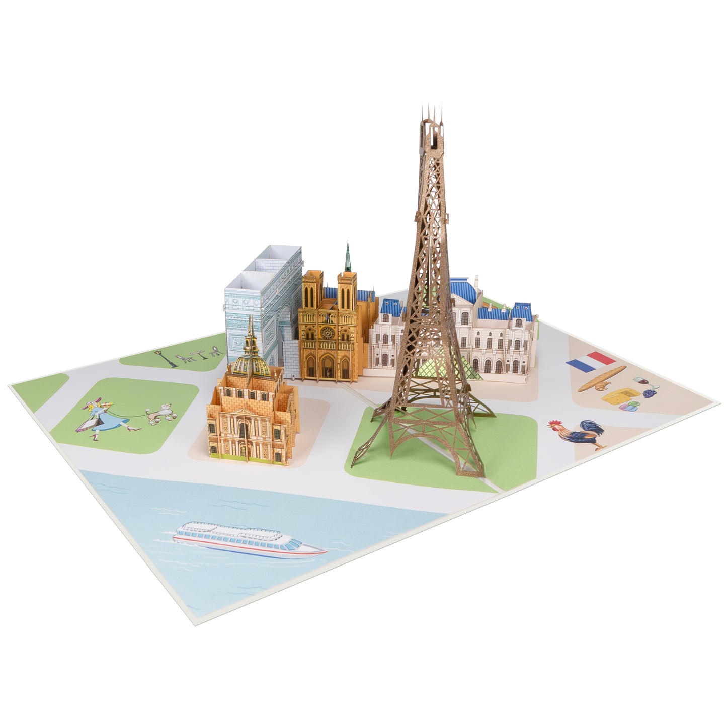 Paris Pop Up Karte