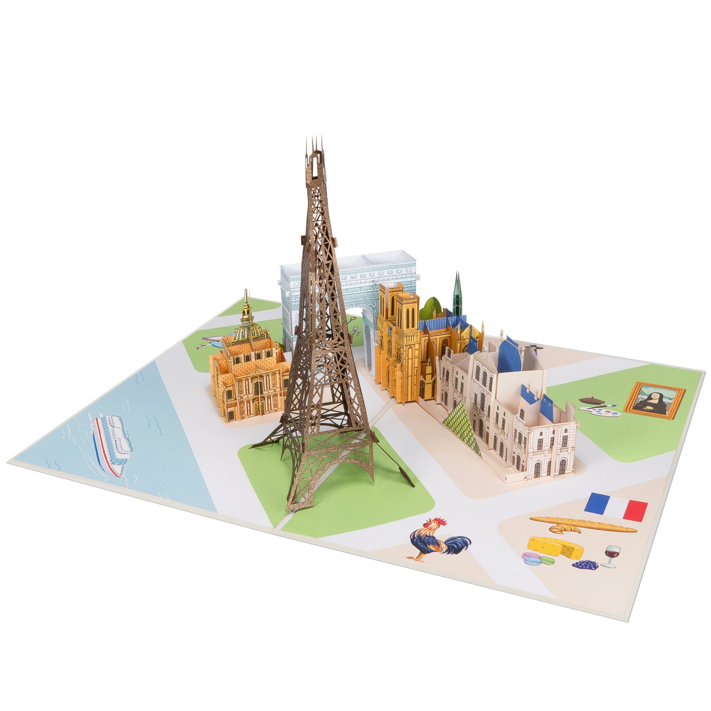 Paris Pop Up Karte