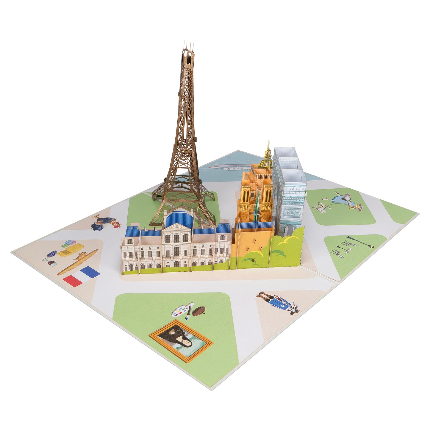 Paris Pop Up Karte
