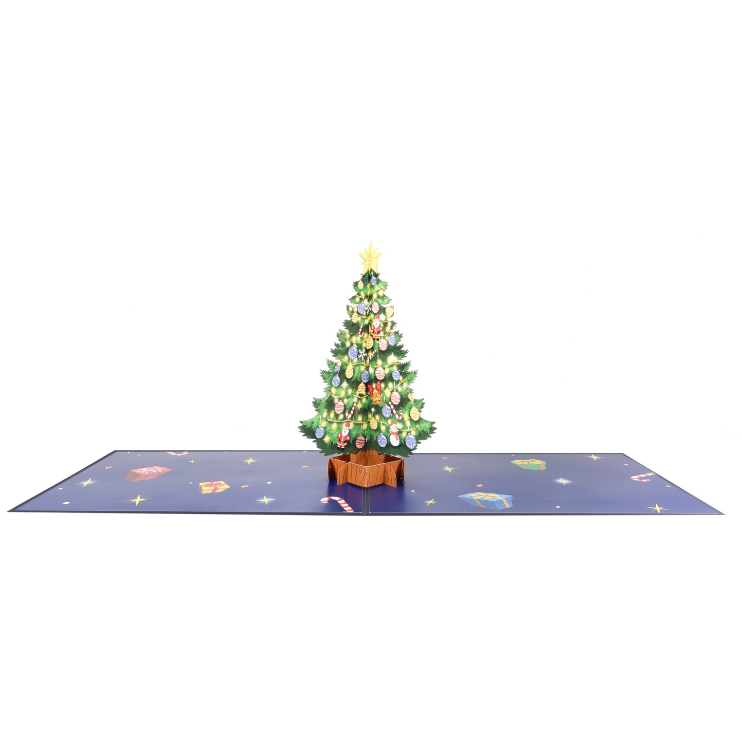 Weihnachtskarte mit Tannenbaum 2