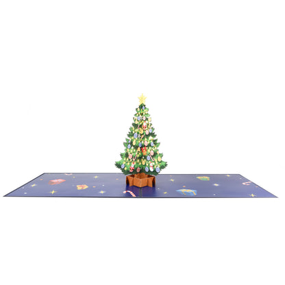 Weihnachtskarte mit Tannenbaum 2