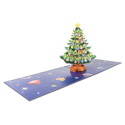 Weihnachtskarte mit Tannenbaum 2