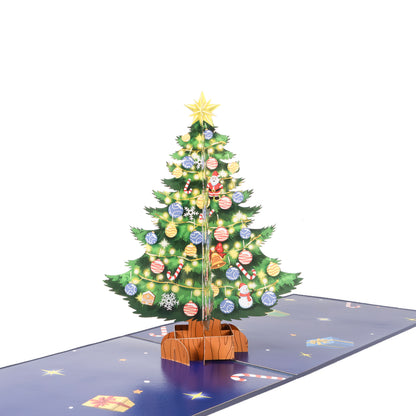 Weihnachtskarte mit Tannenbaum 2