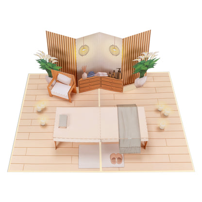 Spa Pop Up Karte