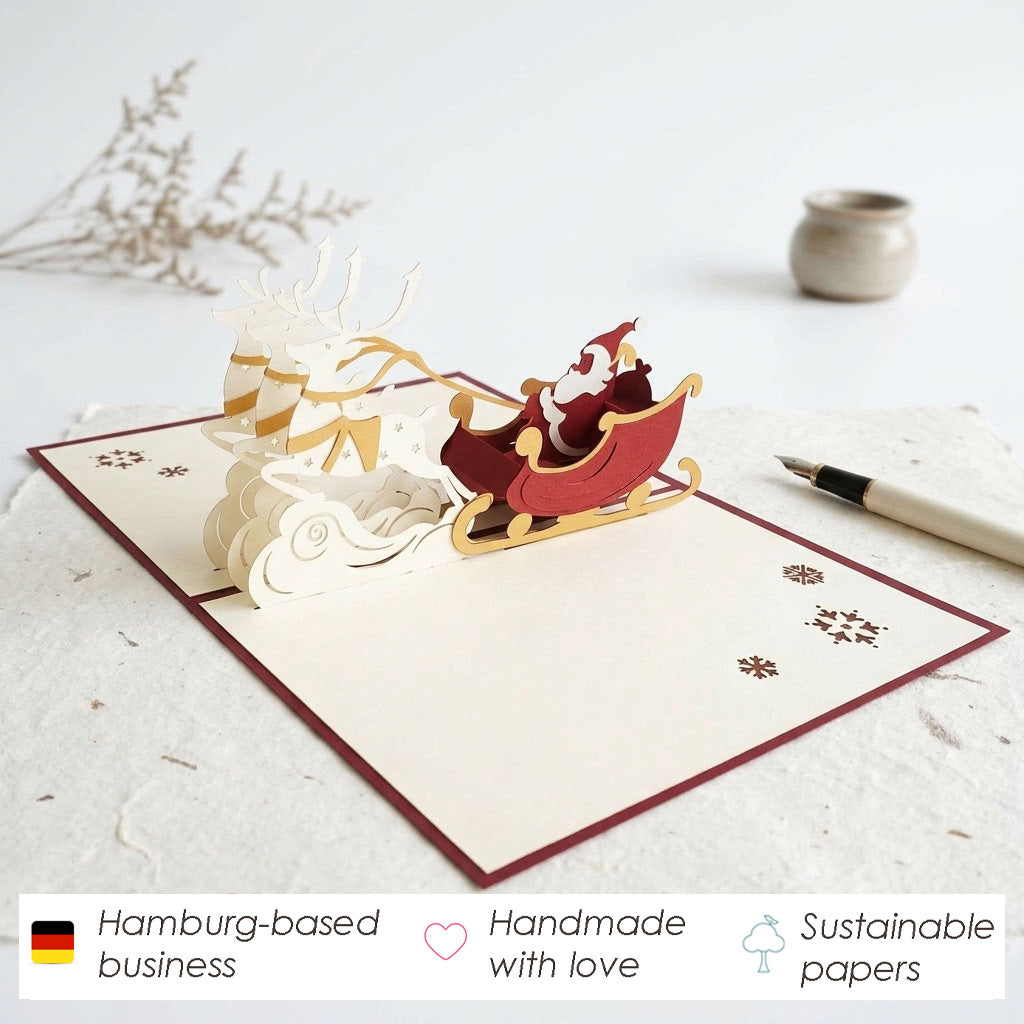 N006 - Weihnachtsmann & Rentiere