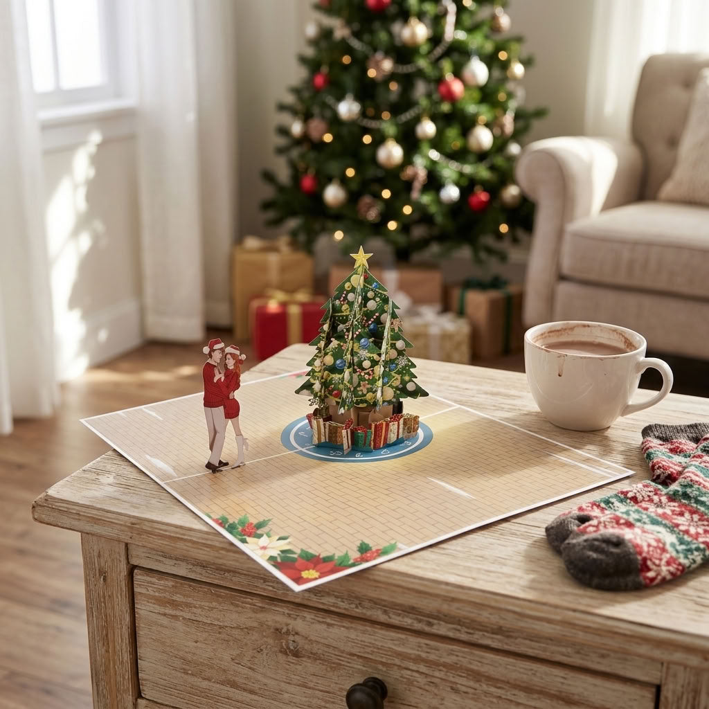 N010 – Weihnachtskarte für Paare