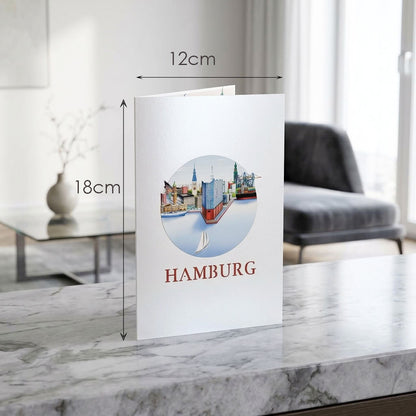 215 - Hamburg Pop-Up Karte