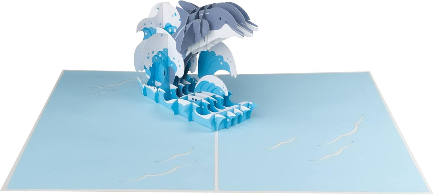 Delfin Pop-Up Karte