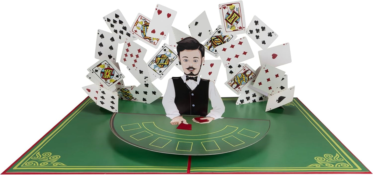 Poker Pop-Up Karte
