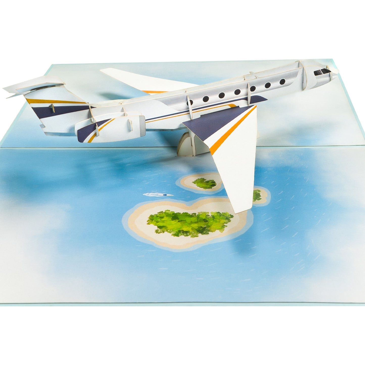 Privatjet Pop-Up Karte (neu)