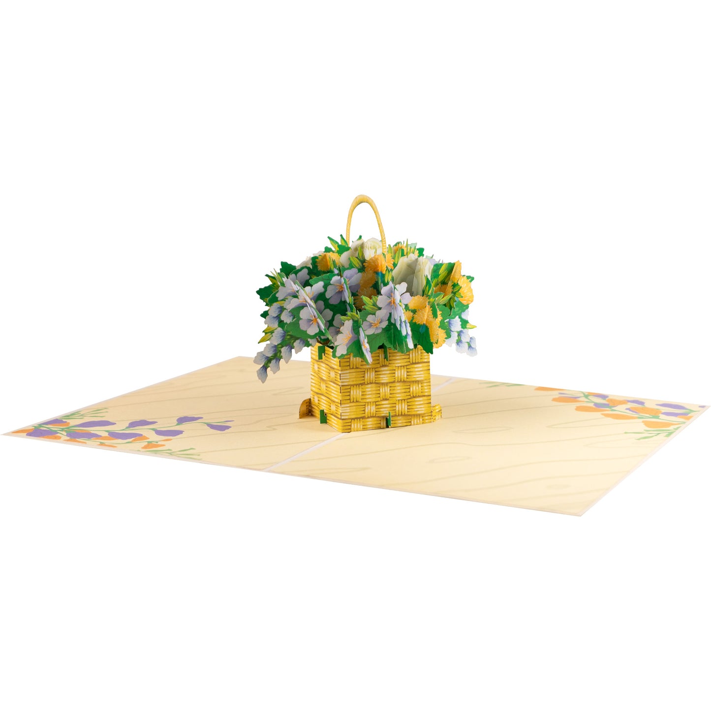 Blumenkorb Pop-Up Karte 1