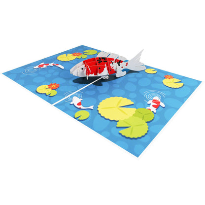 Koi Fish Pop-Up Karte