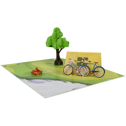 Camping Pop-Up Karte