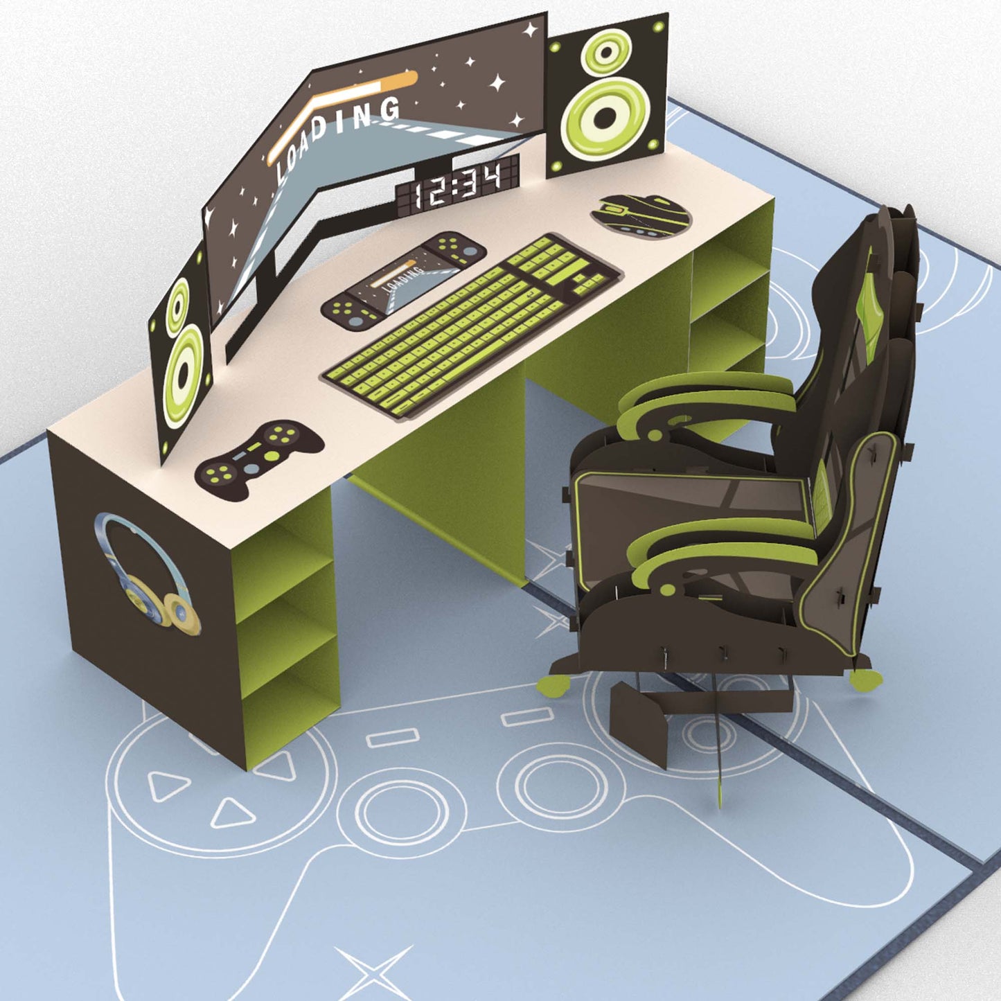 Game Zone Pop-Up Karte