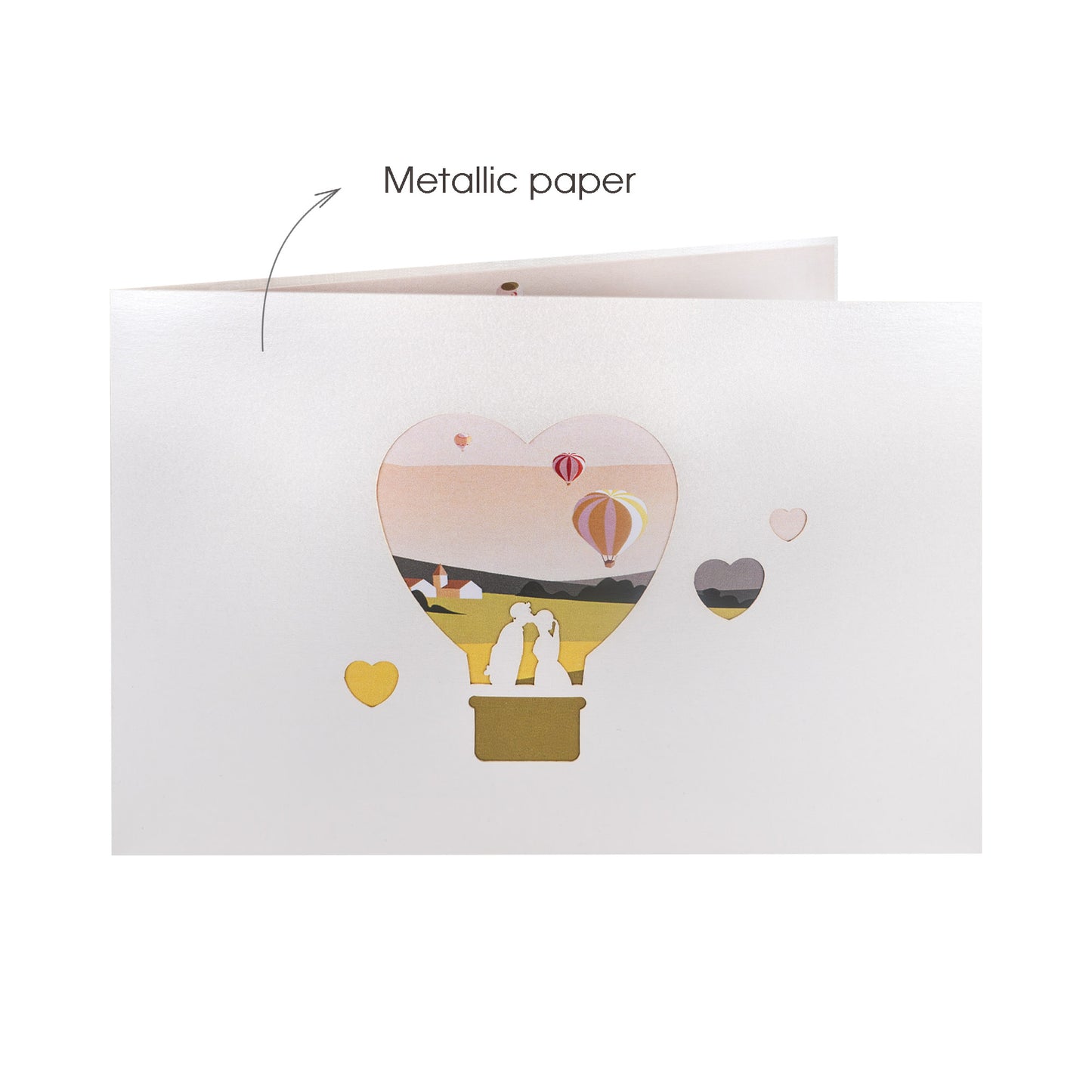 Heißluftballon Pop-Up Karte
