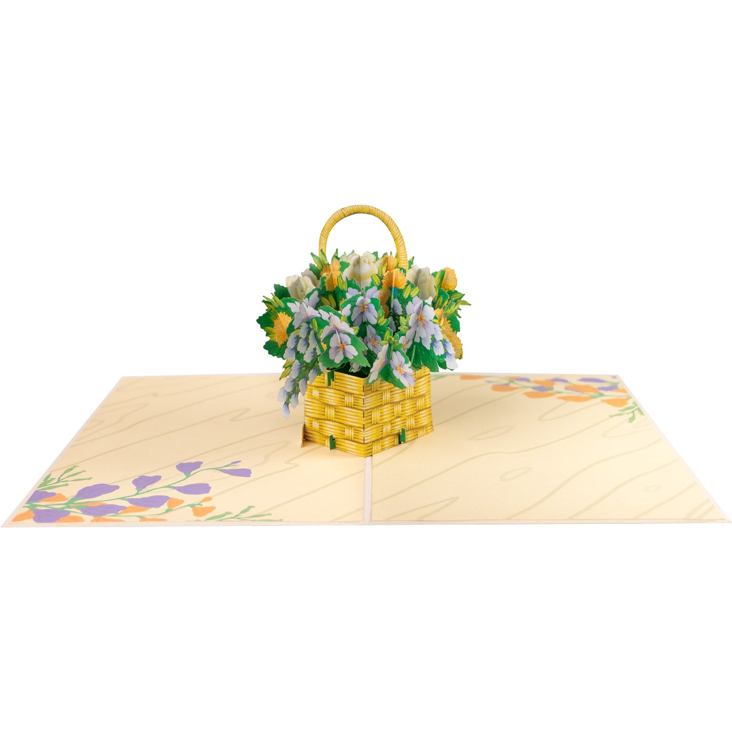 Blumenkorb Pop-Up Karte 1