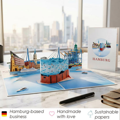 215 - Hamburg Pop-Up Karte
