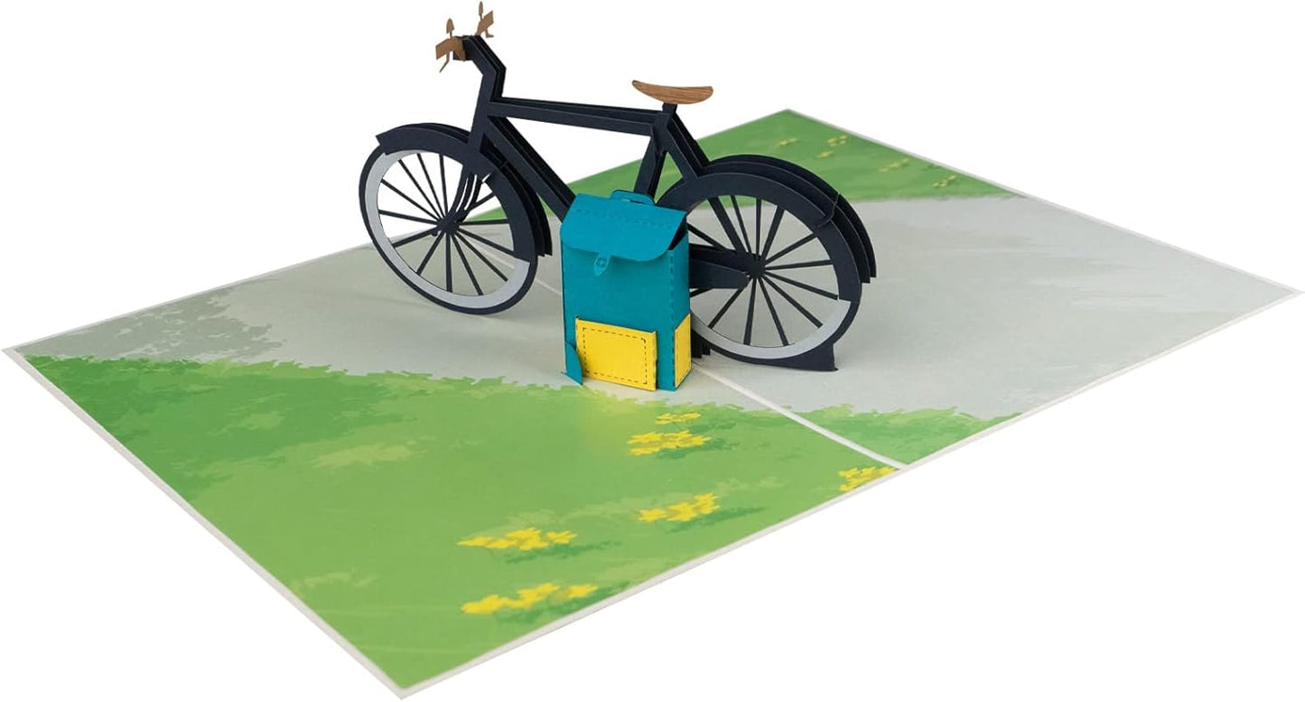 Herrenfahrrad Pop-Up Karte
