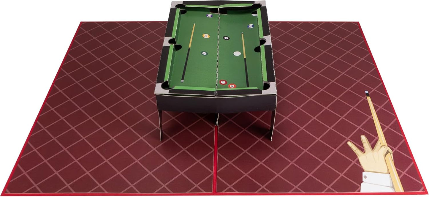 Billard Pop-Up Karte