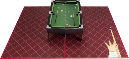 Billard Pop-Up Karte