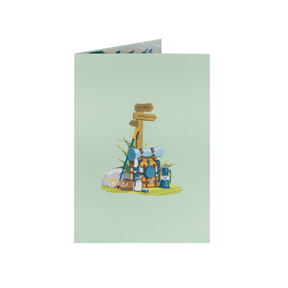 Wanderurlaub Pop-Up Karte