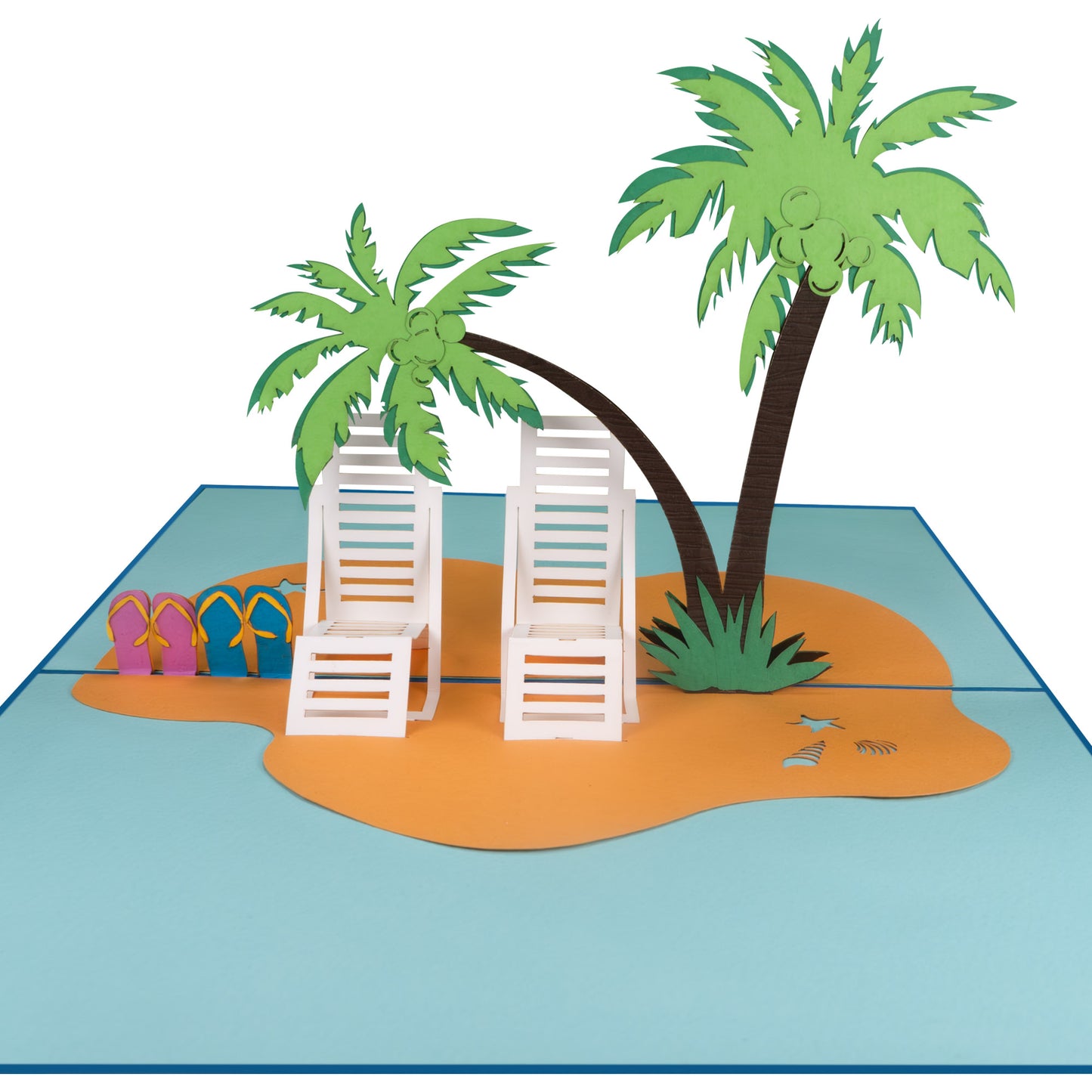 Strandurlaub Pop-Up Karte