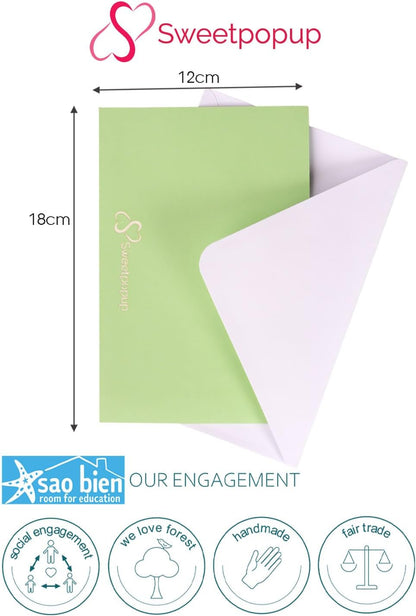 Saxophon Pop-Up Karte