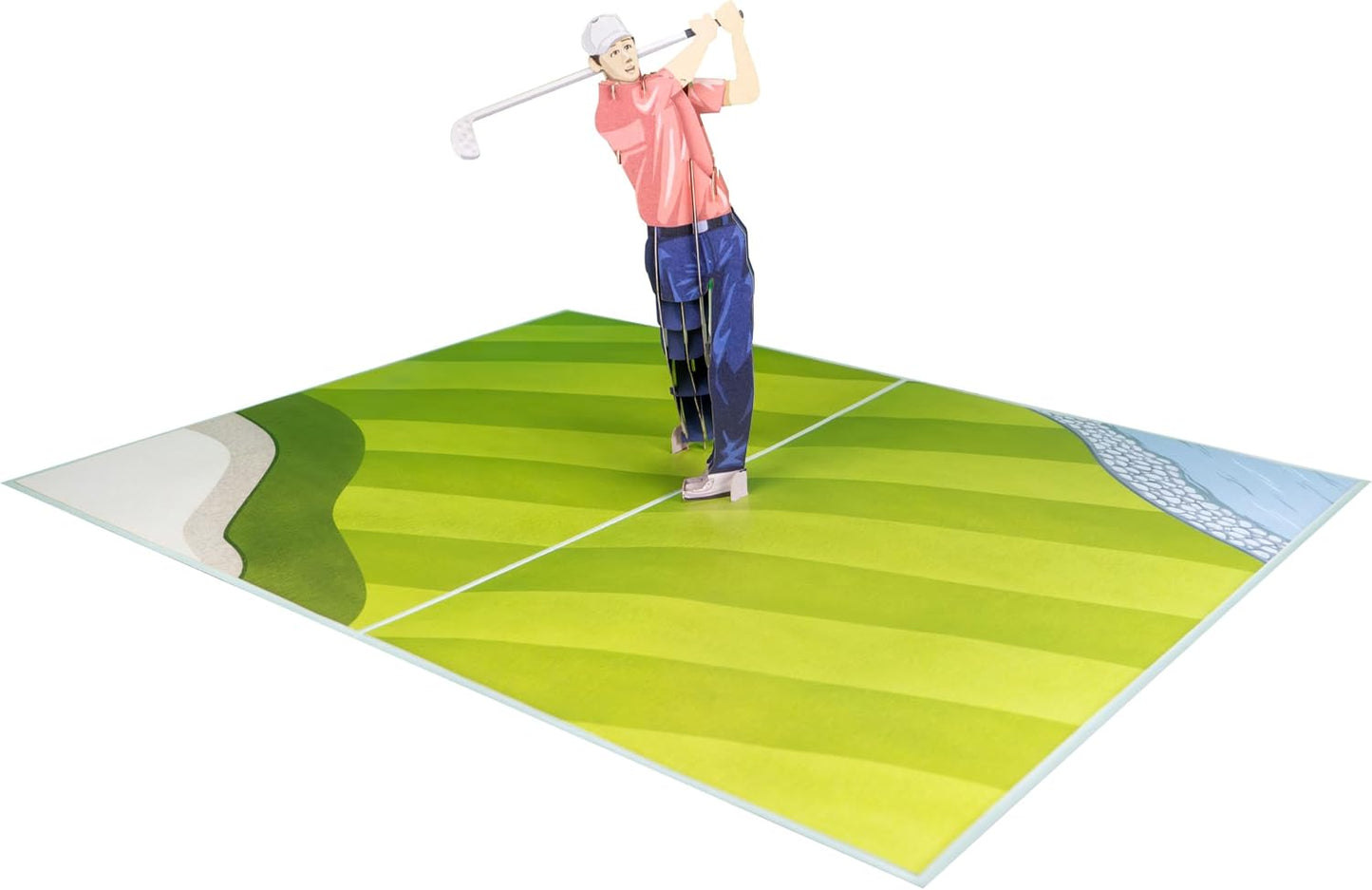 Golf Pop-Up Karte