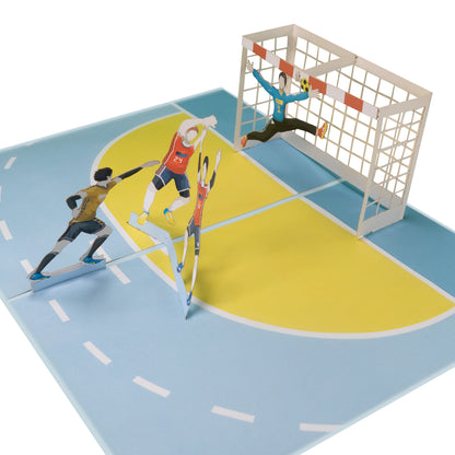 Handball Pop-Up Karte