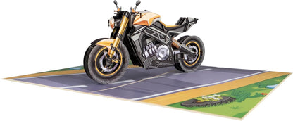 Motorad V.1.  Pop-Up Karte (neu)