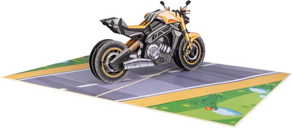 Motorad V.1.  Pop-Up Karte (neu)