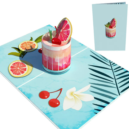 Coctail Pop-Up Karte