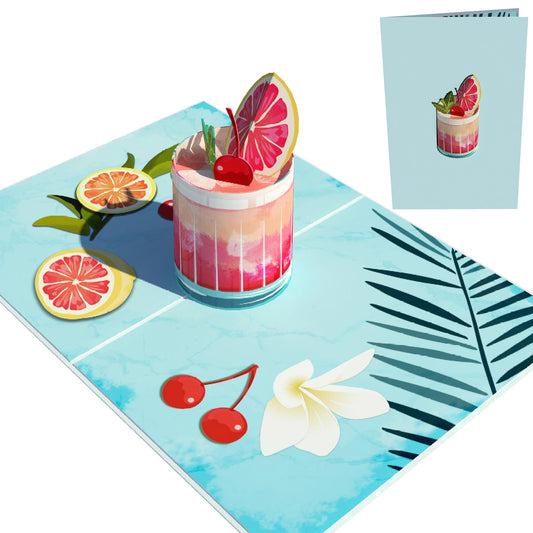 Coctail Pop-Up Karte